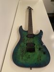 Schecter c6 PRO aqua burst 