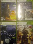 xbox 360 spel ( halo & gears of war )