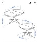 extendable dining table 110/150cm