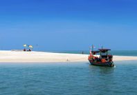 Strandhus nära khao lak