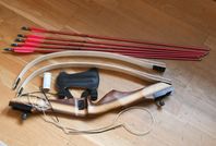 Pilbåge recurve i glasfiber