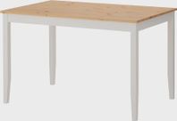 Snyggt vitt träbord / wooden table 120 cm