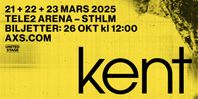 Kent lör, 22 mars, Sektion B308 Rad 1 Plats 320-323.