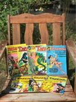 TARZAN-tidningar, 8 st, från 1972, 1974 och 1975