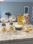 Medela Swing Maxi - bröstpump + 3 Calma flaskor