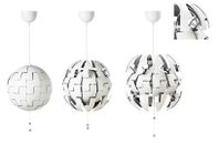 Ikea PS lampa, silver 