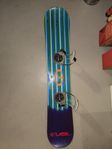 Evol Snowboard 148cm + Emery bindningar