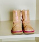 uggs 32,5 i beige /glitter rosa 