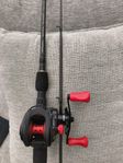 Abu Garcia lågprofil rulle med SvartZonker Black Series sp