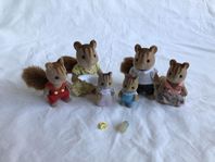 Sylvanian Families - Walnut Squirrel Family + extra barn mm