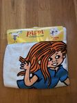 Ny! Pippi Långstrump bad poncho badhandduk med luva 50kr