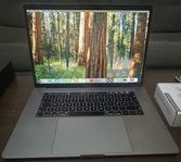 MacBook Pro 2019 15” -16GB RAM, Touchbar -Fint skick!