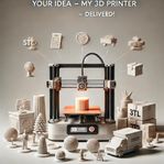 Unika 3D-printade produkter