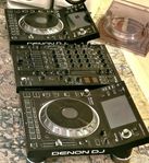 Denon Dj Mixer X1800 +SC5000 X2 +decksavers 