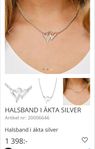 Sahara silverhalsband 