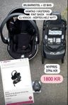 Be safe bilbarnstol + Isofix nyfödd - 12 månader