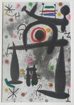 Joan MIRO Litografi "Le Miroir de L'Homme par les Bètes"