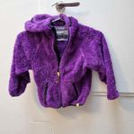 Lila fleece jacka storlek 110