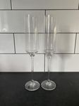 champagneglas 2 st