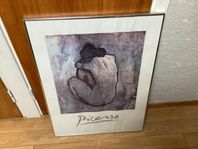 Pablo Picasso blue nude 1902 i fin ram 80x55 cm tavla poster