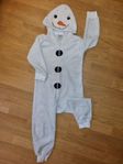 Snögubbe onesie storlek 98/104