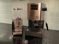 Gaggia Classic med kaffekvarn