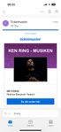 konsert, Ken Ring, 2 biljetter i Örebro  8/11