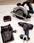 Bosch Professional GKS 18v-Li + GSR 18v-28