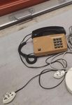 Telefon retro brun