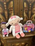 Doc McStuffins, Lambie 50 cm ,  pussel , dr väska 