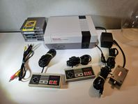 Nintendo 8 bits + 5st Spel - NES - SCN - Ny Connector 