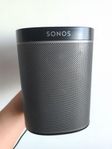 SONOS PLAY 1 GRÅ/SVART MED UPPHÄNG 