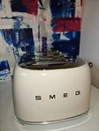 Smeg Brödrost 4x2 (Creme)