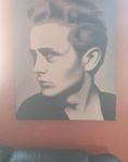 Målad James Dean Canva