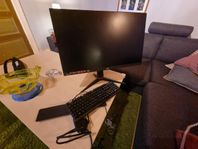 gaming pc inc skärm, tangentbord mus