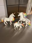 Schleich unicorn familj