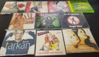 Dance, 90's Euro Tecno, Turkiskt, Spanskt, cd-singlar