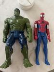 Hulk Spiderman figur 30cm