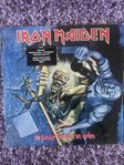 Iron maiden LP-skiva (Blood Red Vinyl)