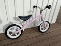 Springcykel rosa/vit