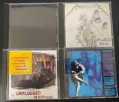 Metallica, Nirvana, Guns n' Roses, cd-skivor