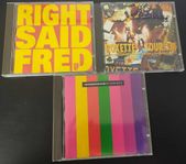 Right Said Fred, Roxette, Pet Shop Boys, cd-skivor