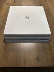 PS4 PRO 1tb, 2 kontroller, 6 spel