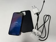 Apple iPhone 13 Pro Max, 1000 GB, olåst, grå, läderfodral