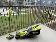 GRÄSKLIPPARE+TRIMMER RYOBI RLM1833BLT1825M ONE+ 18V