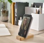 Ikea NORDMÄRKE Wireless charging stand, bamboo