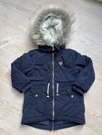 H&M - Fodrad parkas med luva, blå 104