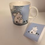 Arabia muminmugg Moomin mugg Kärlek, stämpel 80 år