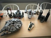 Lego, bla 10 Star Wars byggen