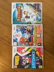 Nintendo Wii spelpaket Mario&Sonic + Rayman + Just dance 3